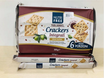 Glutenvrije volkoren crackers Nutrifree italianmarket.nl